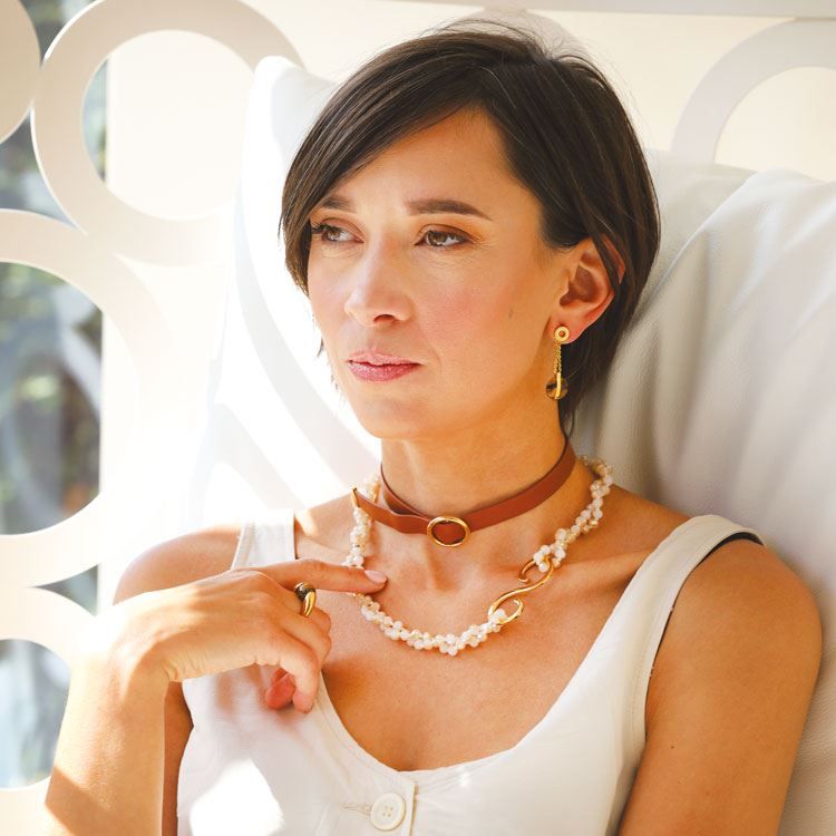 Wandelbarer Ring Lydie 18K vergoldet