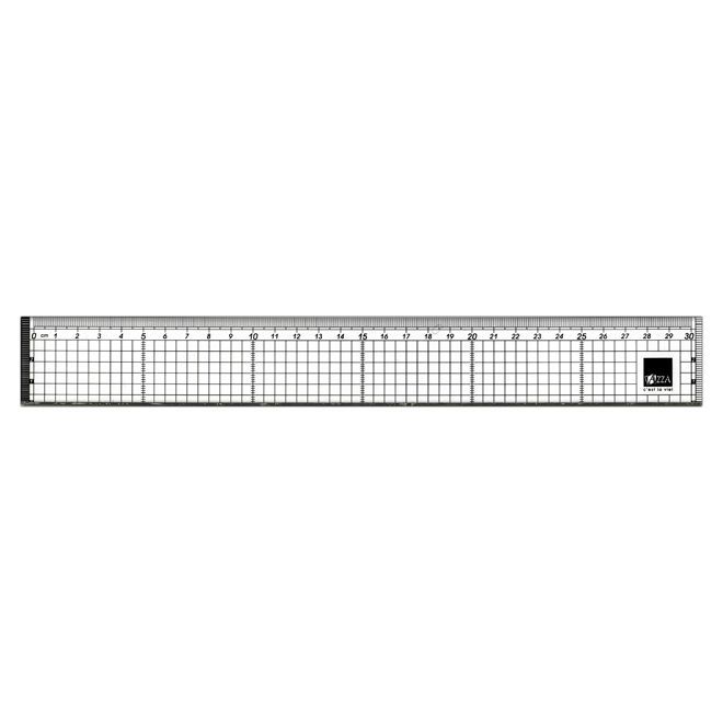 Règle Azza transparente (30cm)