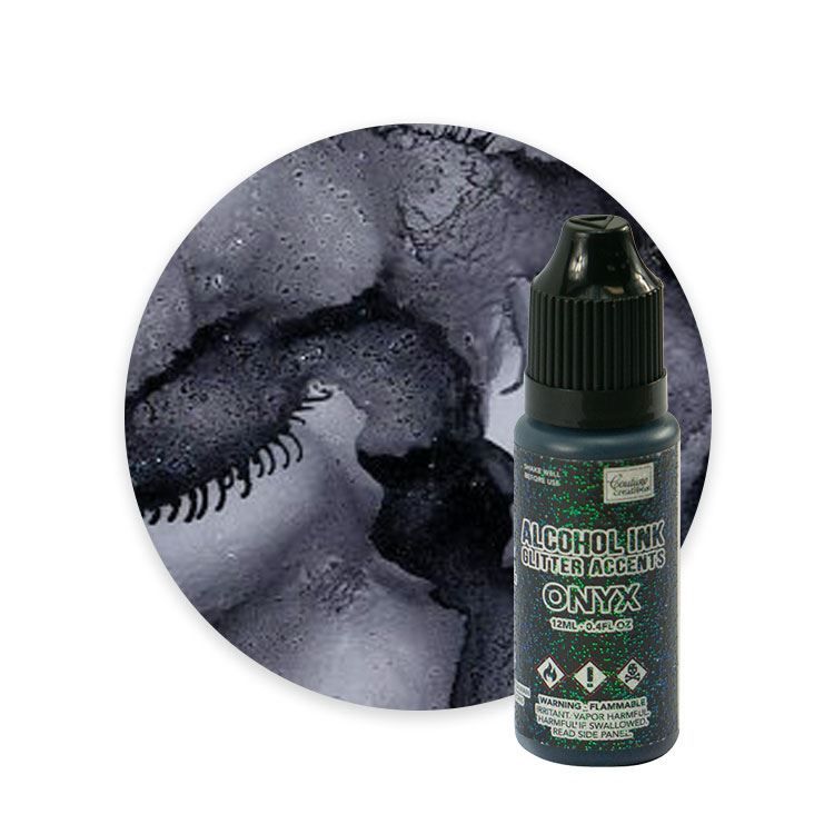 Alkohol inks 'Glitzer-Effekt Onyx'