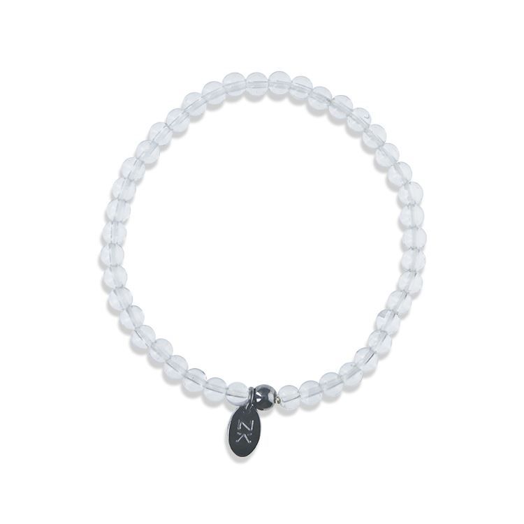 Bracelet Cristal de Roche 4 mm