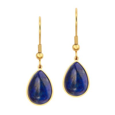 BOU goutte lapis lazulli, doré 18K