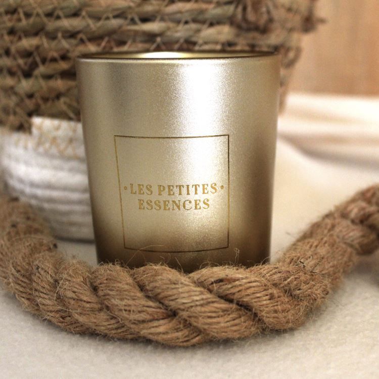 Kerzenglas 180 g – Matt Gold