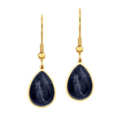 BOU goutte sodalite Doré 18K