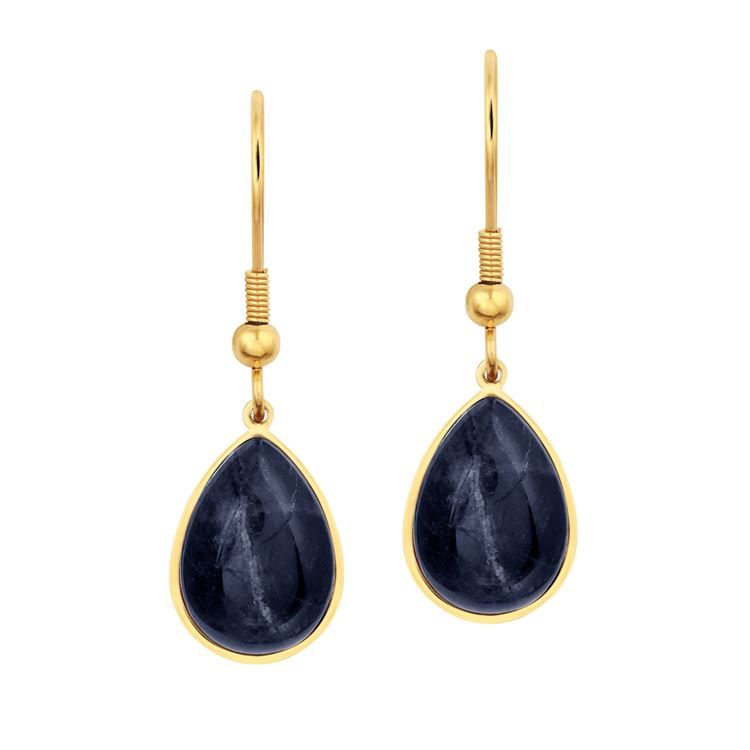 BOU goutte sodalite Doré 18K