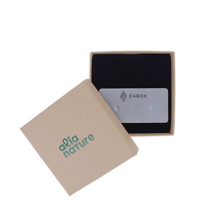 Boite de présentation 2 boutons-1 bague