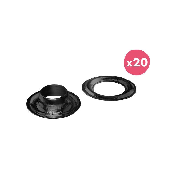 Ösen 3 mm 'Schwarz' (20 Stk.)