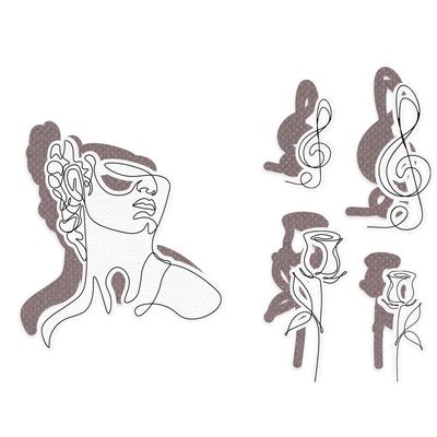Matrices de découpe 'Poésie lyrique' (contour)