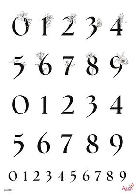 Maxistempel 'Zahlen'