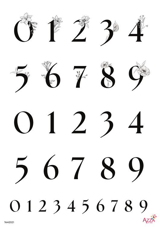 Maxistempel 'Zahlen'