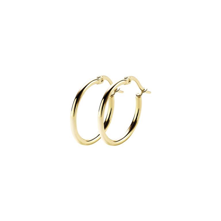Boucles d'oreilles Hoop doré (S)new model