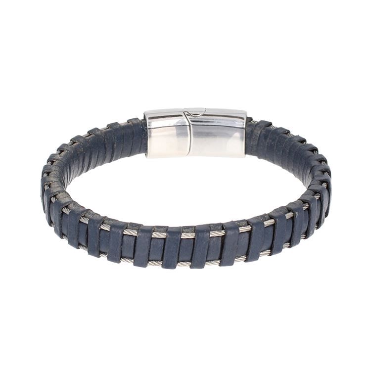 Bra CHARLY  hommes cuir bleu