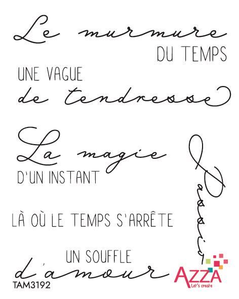 Rubinstempel 'Mots poésie lyrique' 🇫🇷