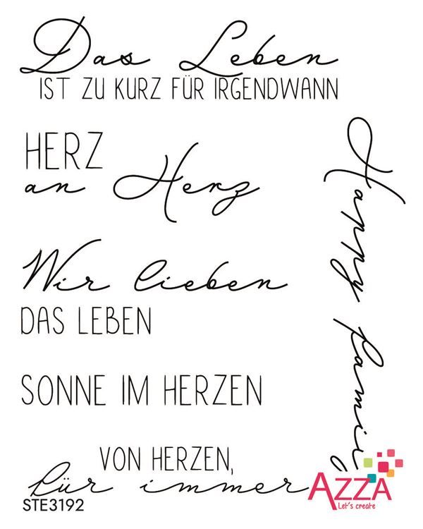 Rubinstempel ‘Worte Lyrische Poesie’