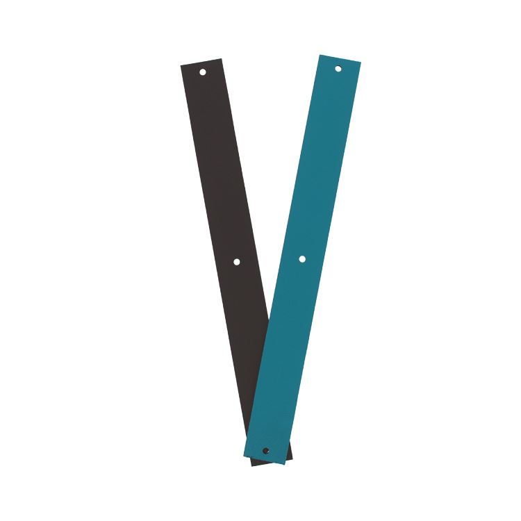 Cuir réversible BRA Elégantes Brun/Turquoise foncé