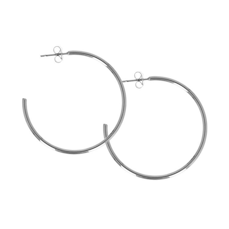 Boucles d'oreilles Hoop (M), 4 cm, new model