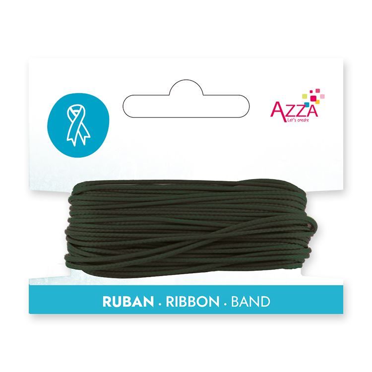 Wachskordel 1mmx10m ‘Tannengrün’