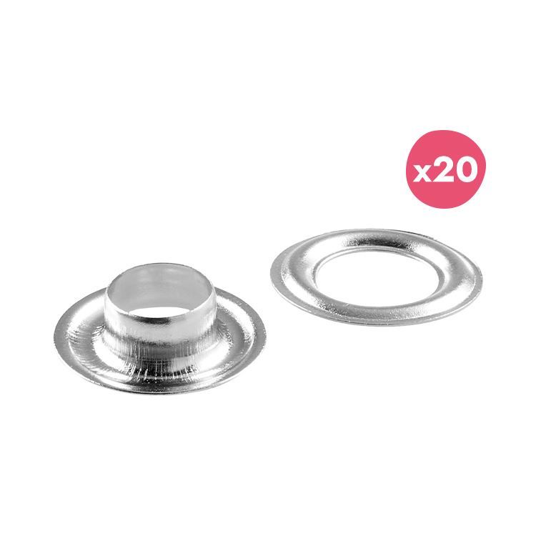 Ösen 5 mm 'Silber' (20 Stk.)
