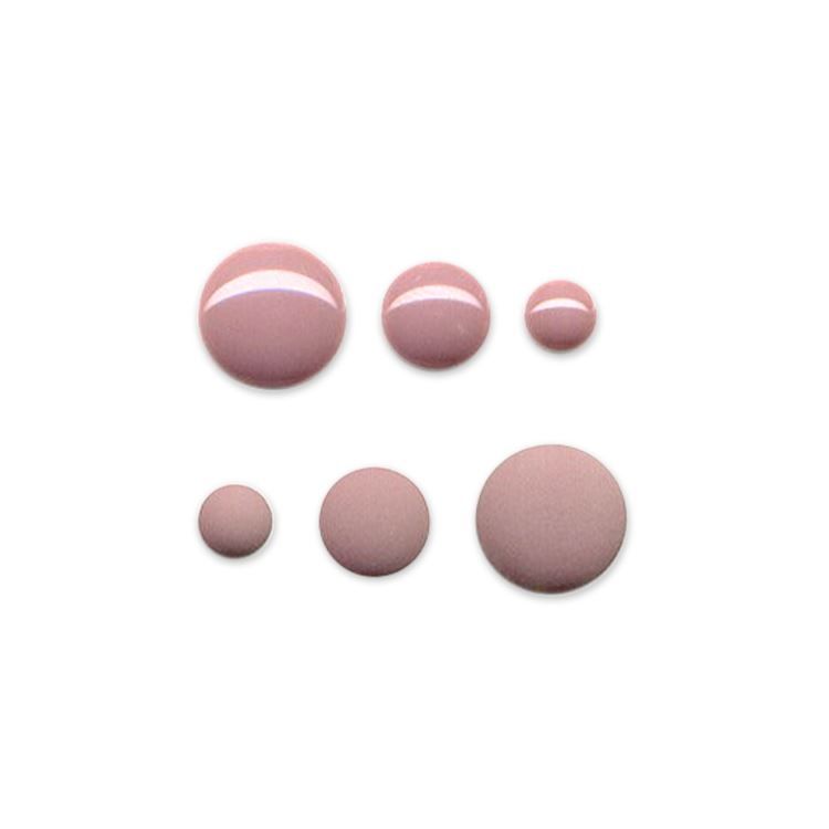 Matte und glänzende Harzperlen 'Indische Rose'