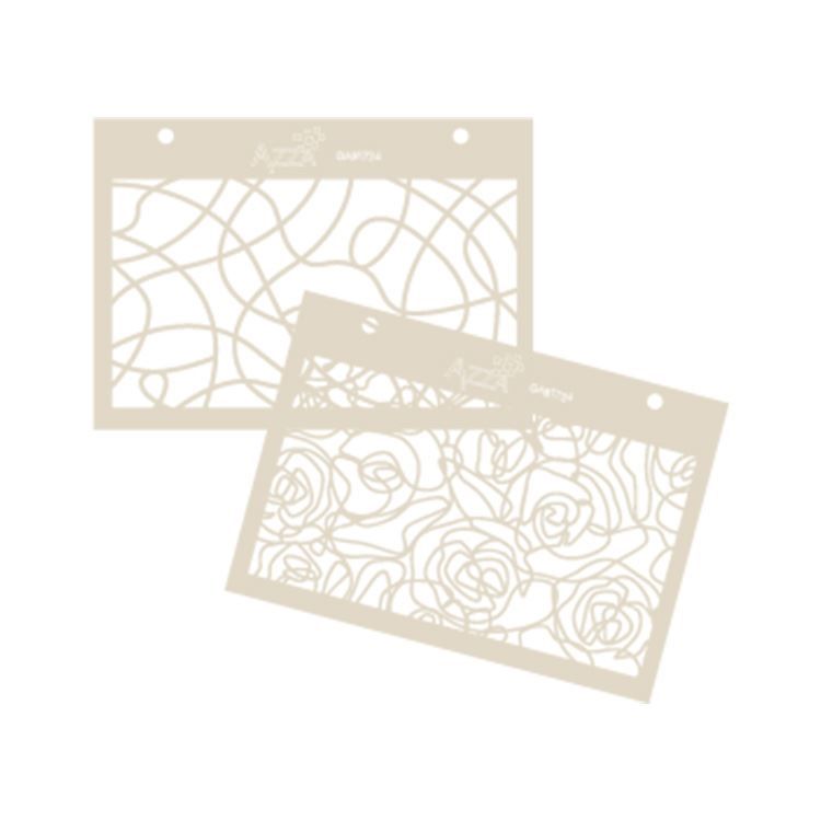 Randschablonen ‘Lyrische Poesie’