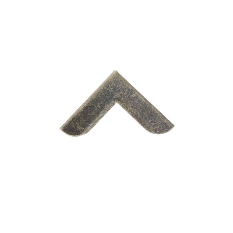 Einfache Metallecken 'Silber' (16 Stk.)