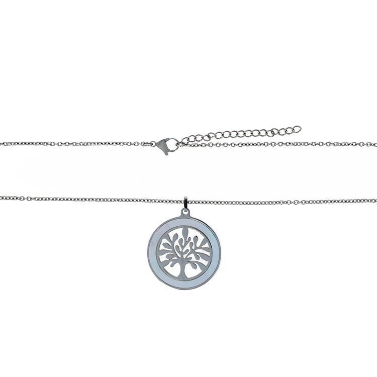 Collier Tamara, argenté, 45 cm