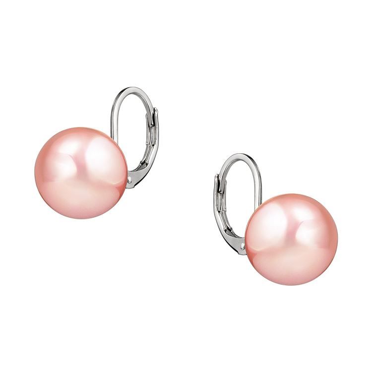 Boucles EULALIE ROSE, nacre