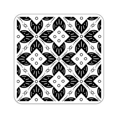 Beidseitige Prägeform 'Künstlerische Symbole (15x15 cm)