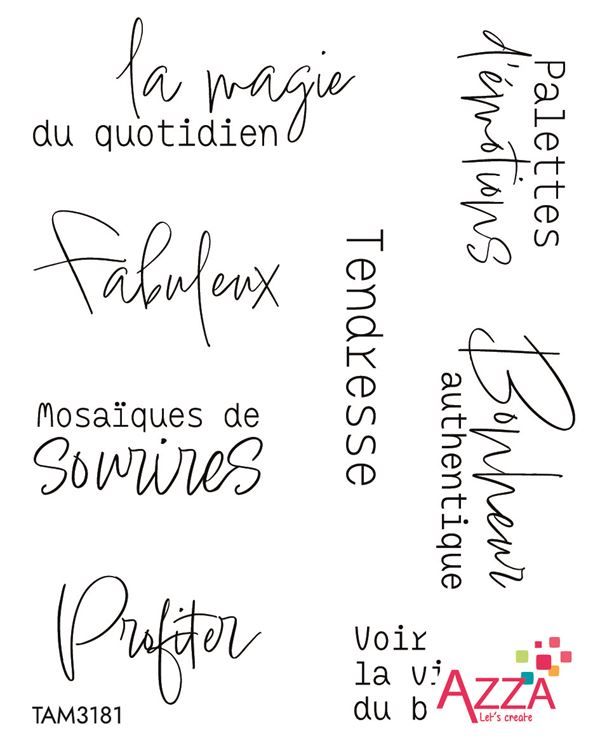 Rubinstempel ‘Künstlerische Symbole’ 🇫🇷