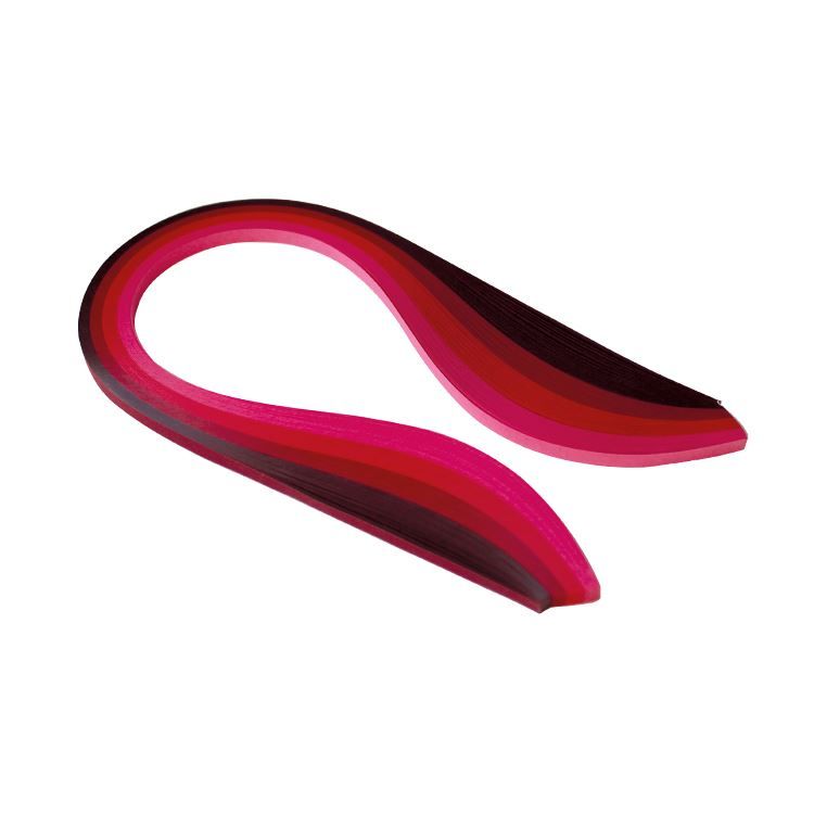 Set Quilling-Papier ‘Rot-Rosa’