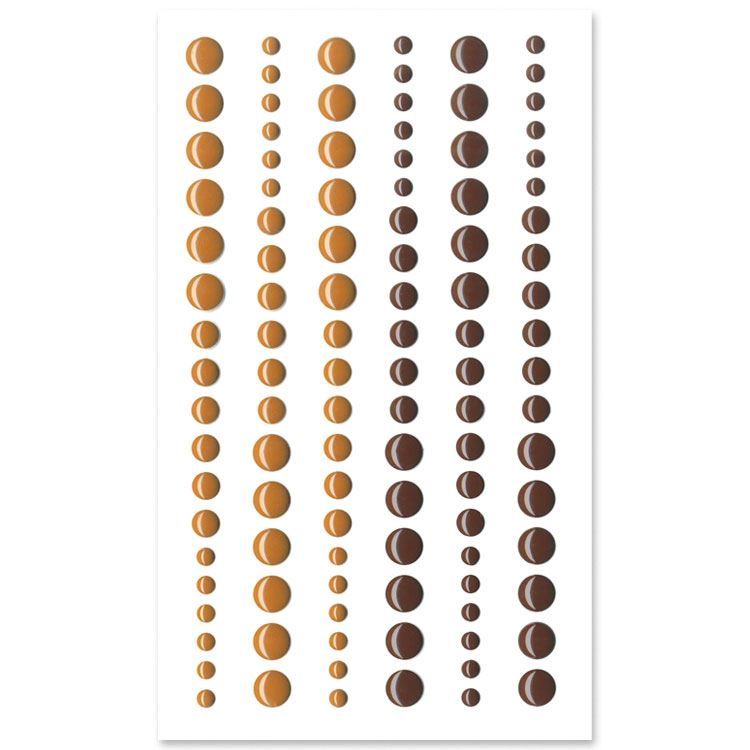 Perles de résine 'Chocolat'
