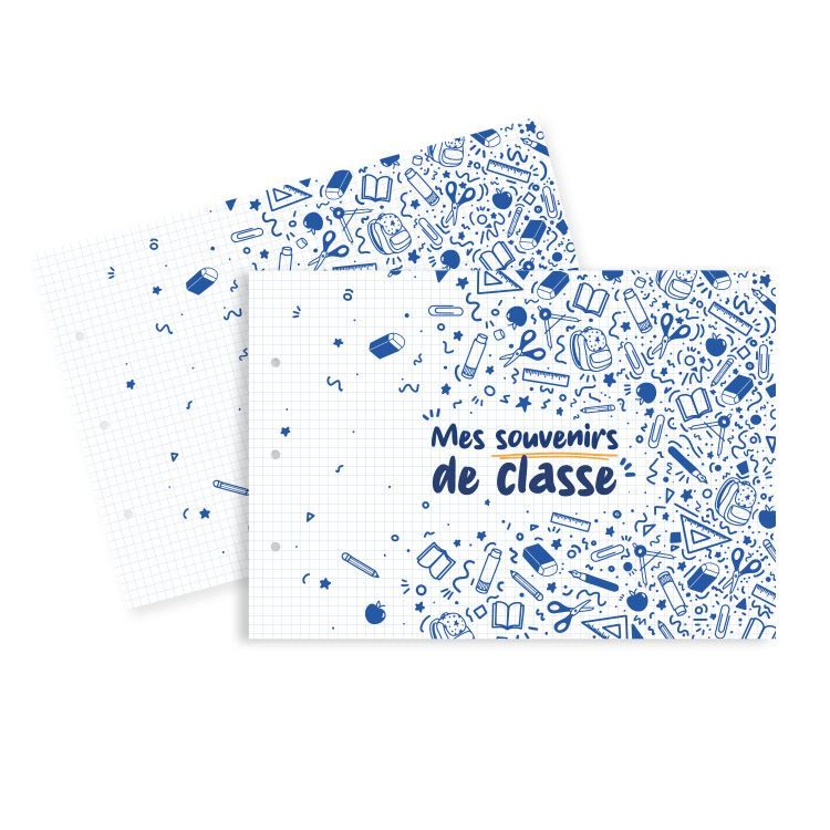 Duo Deckel gelocht A4 'Photos de classe'