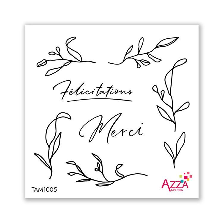 Tampons quartz 'Douceur printanière' (10x10cm) 🇫🇷