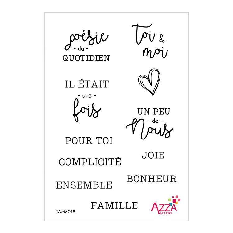 Mini tampons 'Poésie automnale'