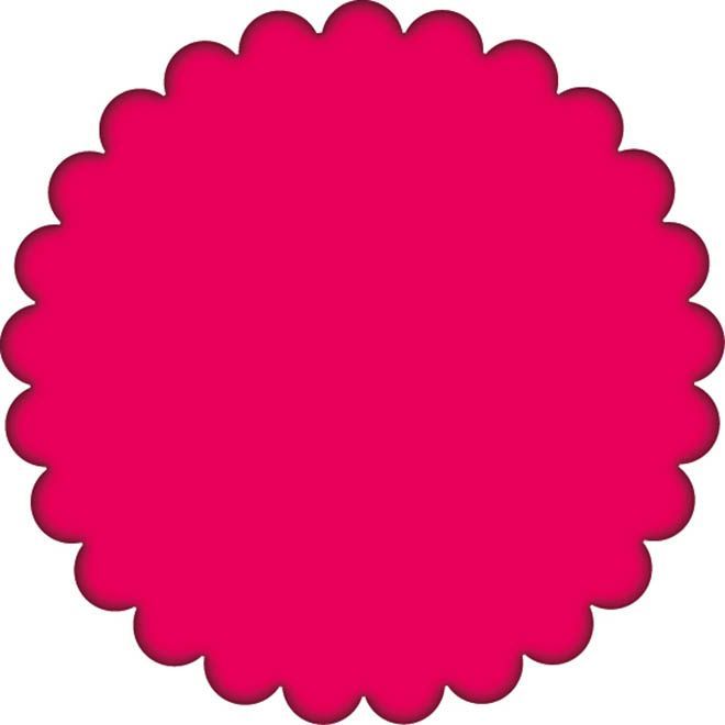 Perforatrice Figurine 'Rond bord festonné'(5.08cm)