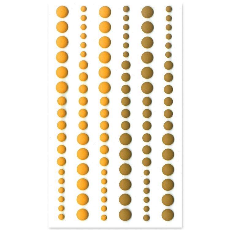 Perles de résines mattes 'Noisette'