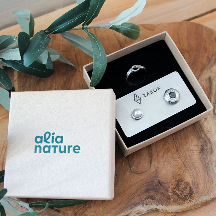 Panier switch 1 bague + 2 boutons argenté