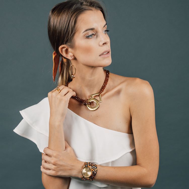 Bague évolutive doré 18K à pas de vis 2 anneaux