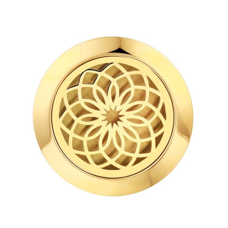 Bouton à visser diffuseur Space HE, doré 18K