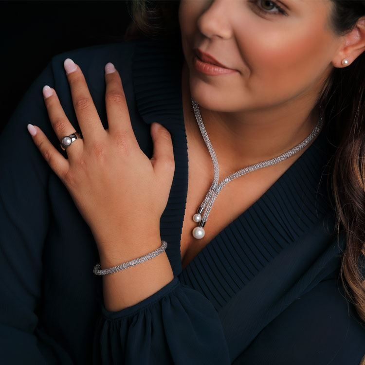 Boucles d'oreilles perles d'eau douce