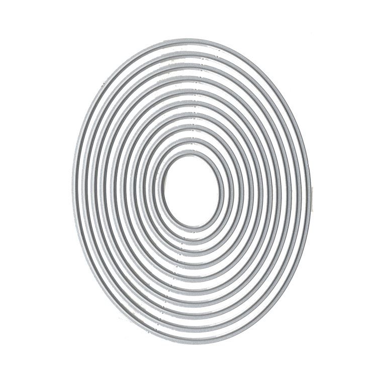 Konzentrische Stanzformen 'Ovale'
