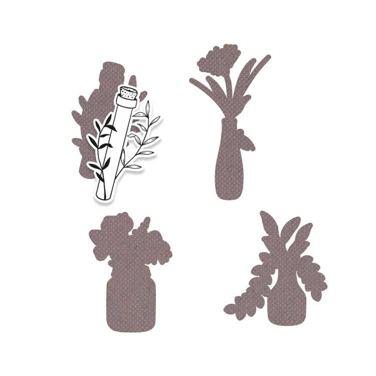 Matrice de découpe 'Jolies verreries'  (contour)