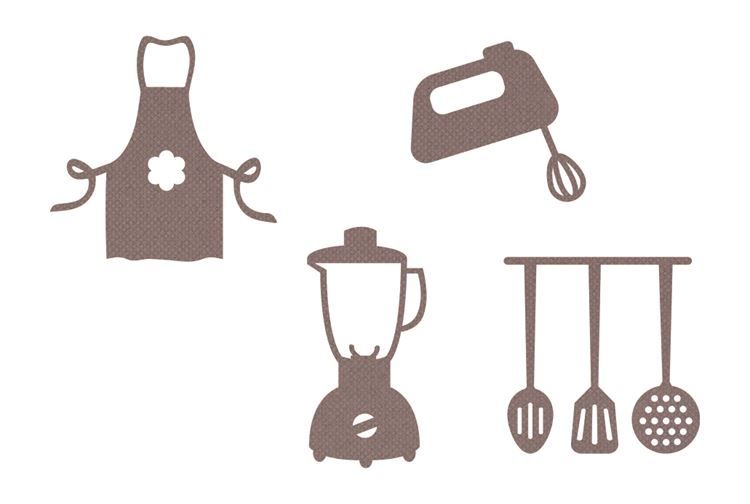 Matrices de découpe 'Aux fourneaux'