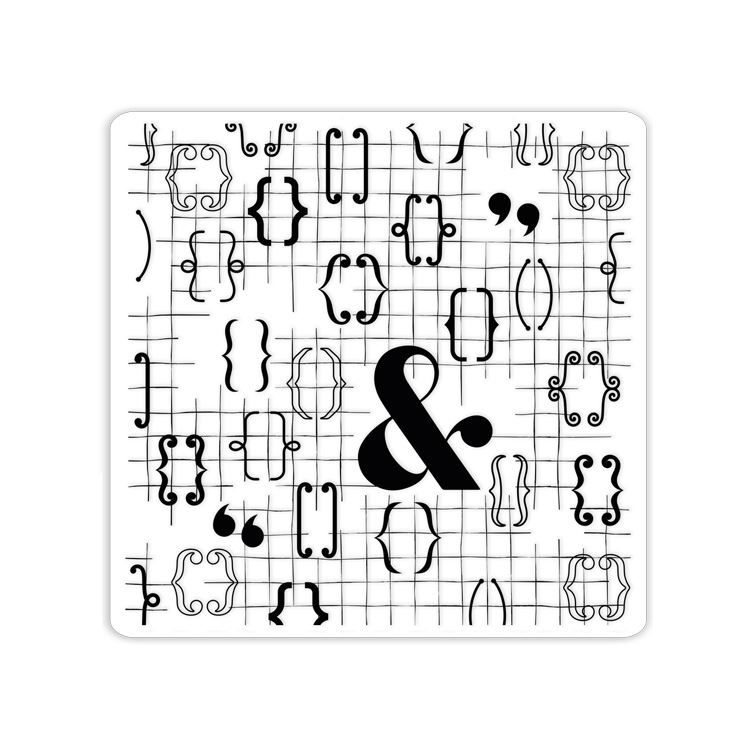 Prägeform ‘Grafische Momente’ (15x15 cm)