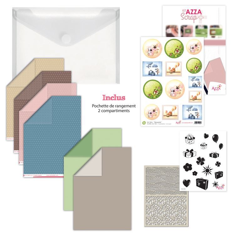 AZZA Scrapbooking Plus Set 'Entdeckung'