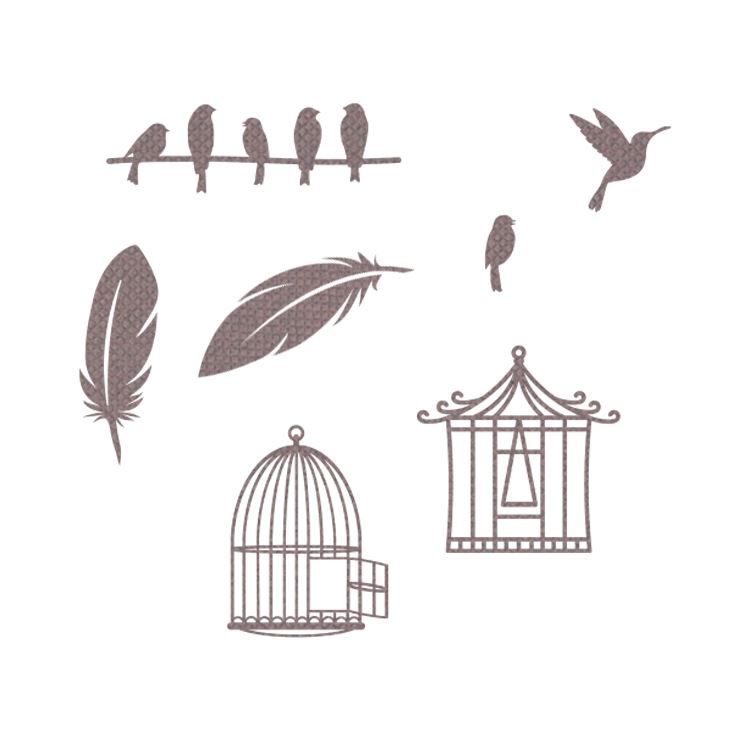 Stanzformen ‘Hübsche Vögel’