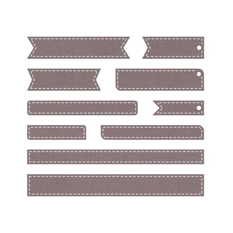 Stanzformen Rechteckige Etiketten