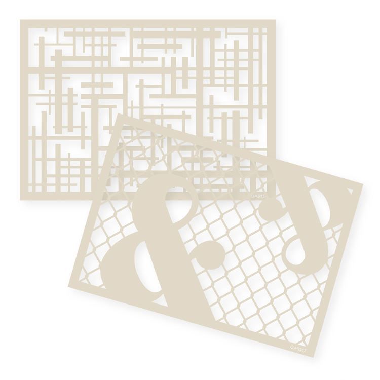 Texturschablonen ‘Grafische Momente’