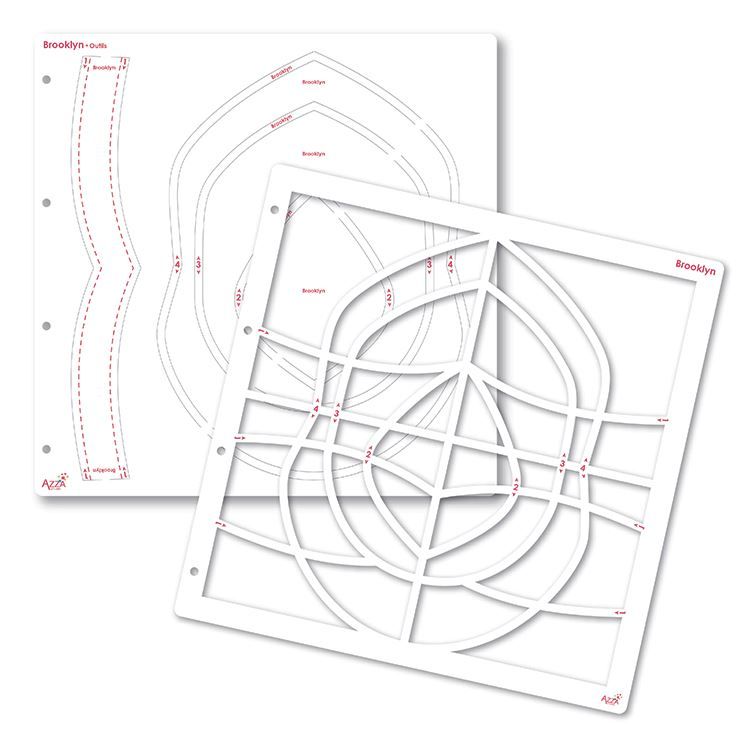 Gemischte Fotoschablonen 'Brooklyn’ (30x30cm)