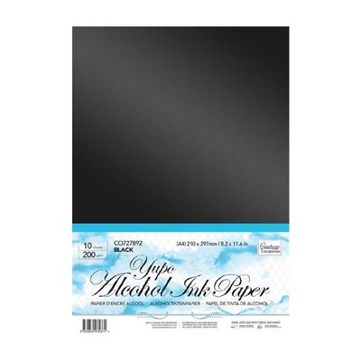 Yupo Papier A4 'Schwarz' (10 Stk.)