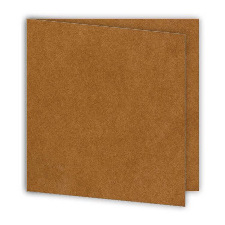Kartenset 15x15 'Kraft' (6 Stk.)